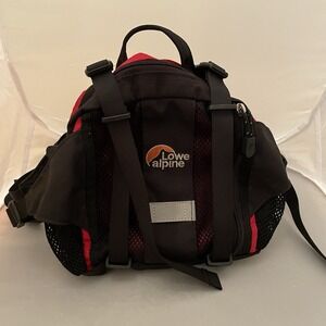 Lowe Alpine Small Hiking Fanny Pack Lumbar Backpack Trail Running Pouch, Red
